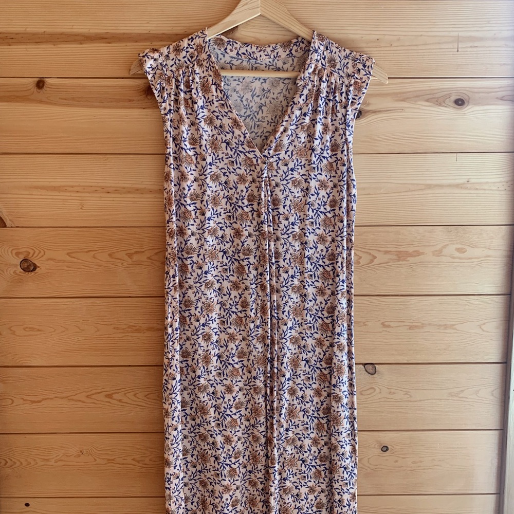 floral light pink summer dress